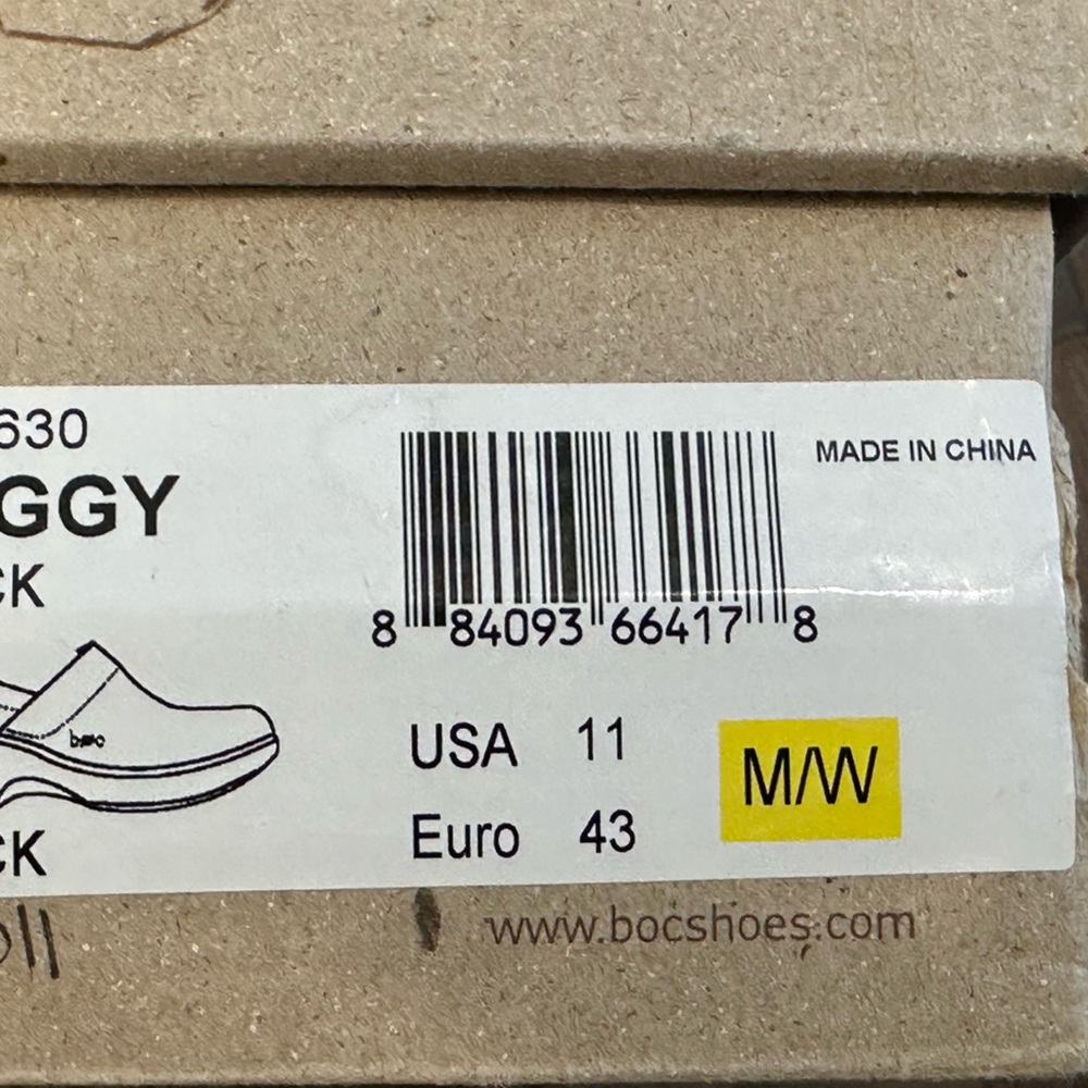 boc Black Peggy Mules